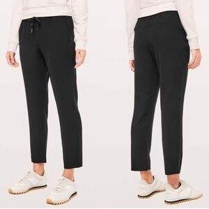 Lululemon On The Fly Pant *Woven 28" in black size 2 travel athletic pants